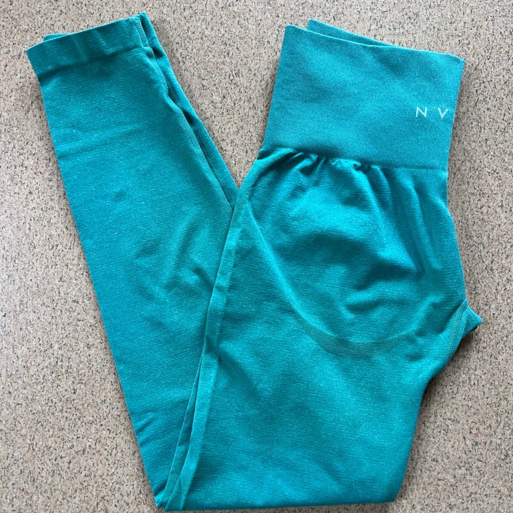 NVGTN Contour Leggings - Turquoise